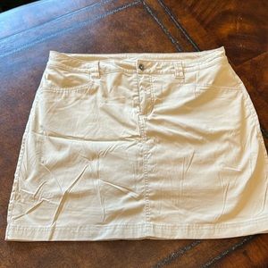Eddie Bauer tan Adventurer stretch skort Size 12